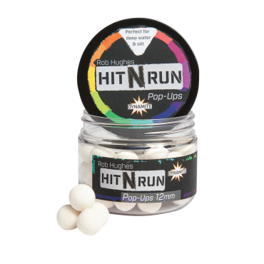 Dynamite Baits Hit N Run Pop-Ups 12mm White